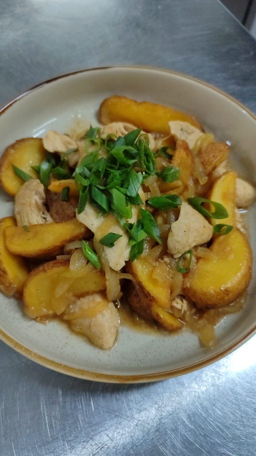 Куриное филе с картофелем