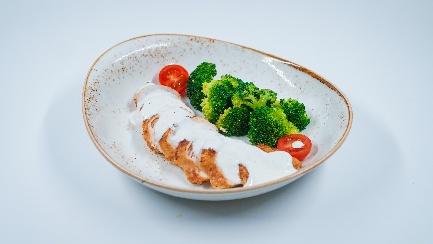 Куриное филе со шпинатом