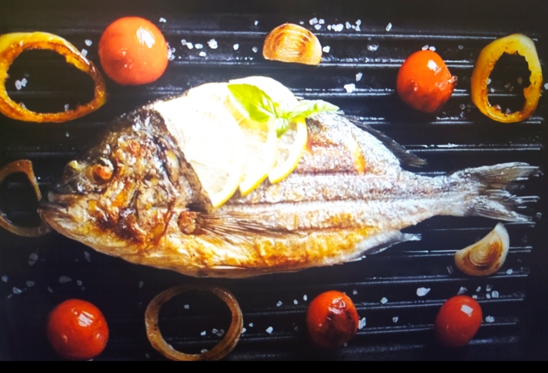 Дорадо на мангале