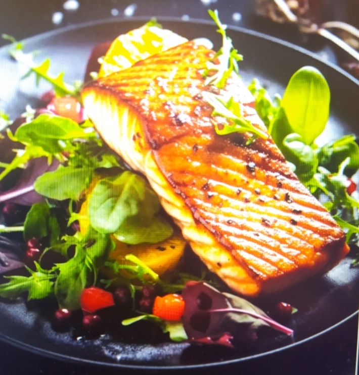 Семга на мангале