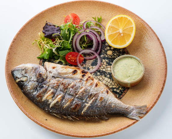 Дорадо на гриле