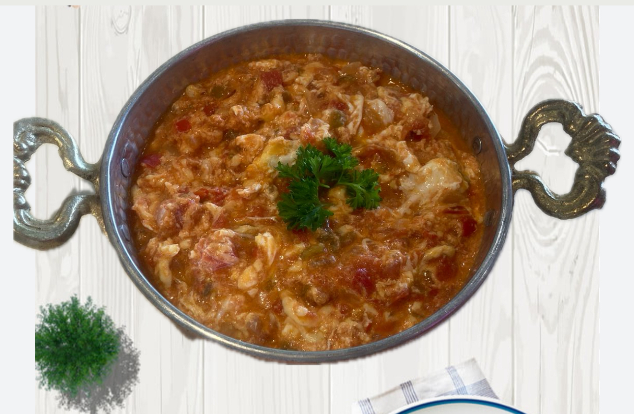 Менемен с сыром 