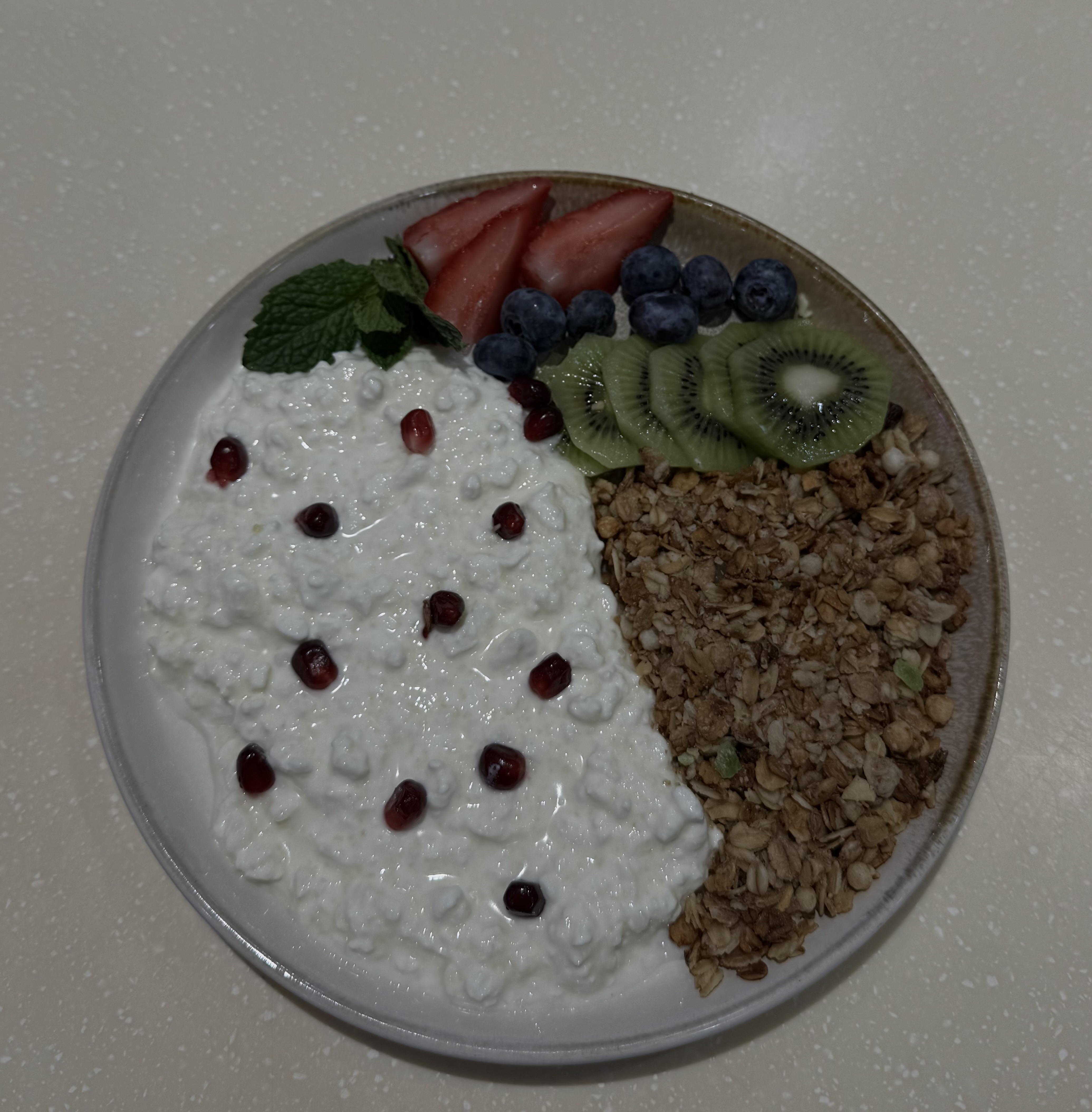 Гранола с творогом