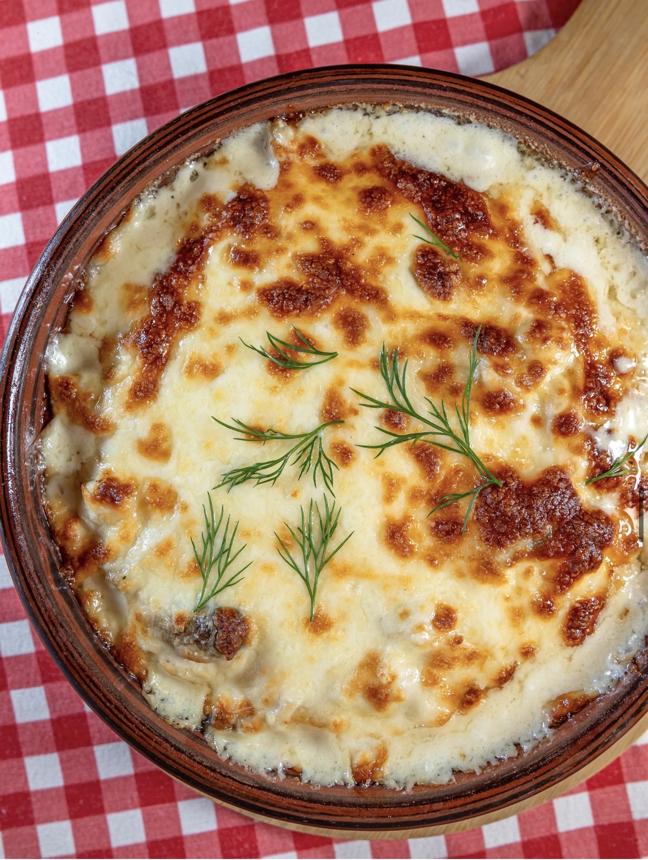 Жульен с курицей и грибами